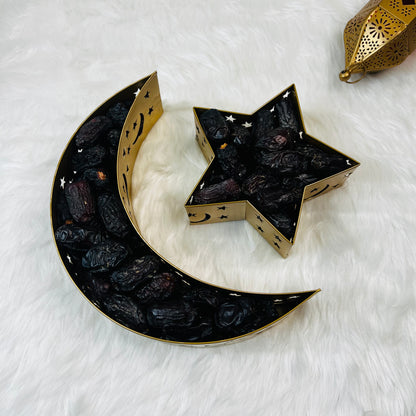 Eid Noor Crescent Tray with Sweets for Family