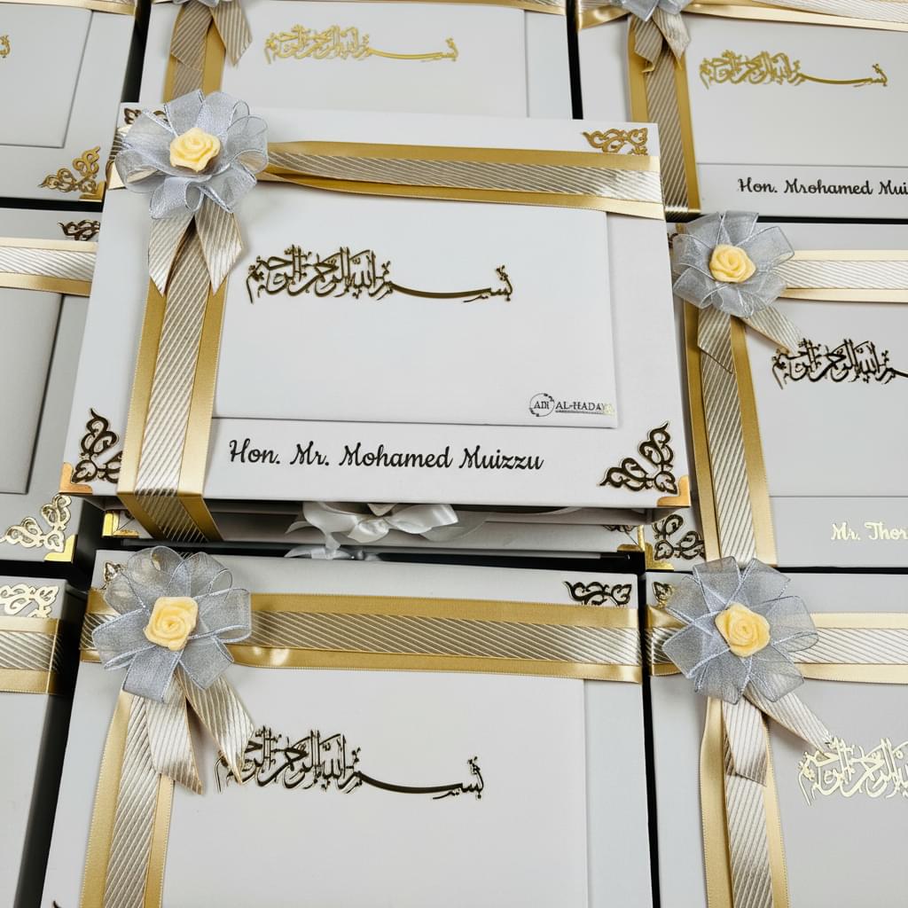 Luxury Eid Mubarak Gift Hamper | Dr. Mohamed Muizzu | President of Maldives Gift Chosen By.
