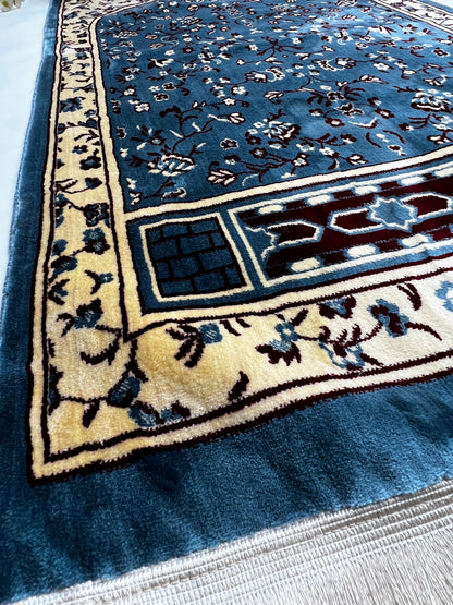 Ravza Patterned Woven Prayer Rug – Premium Soft Weave Design
