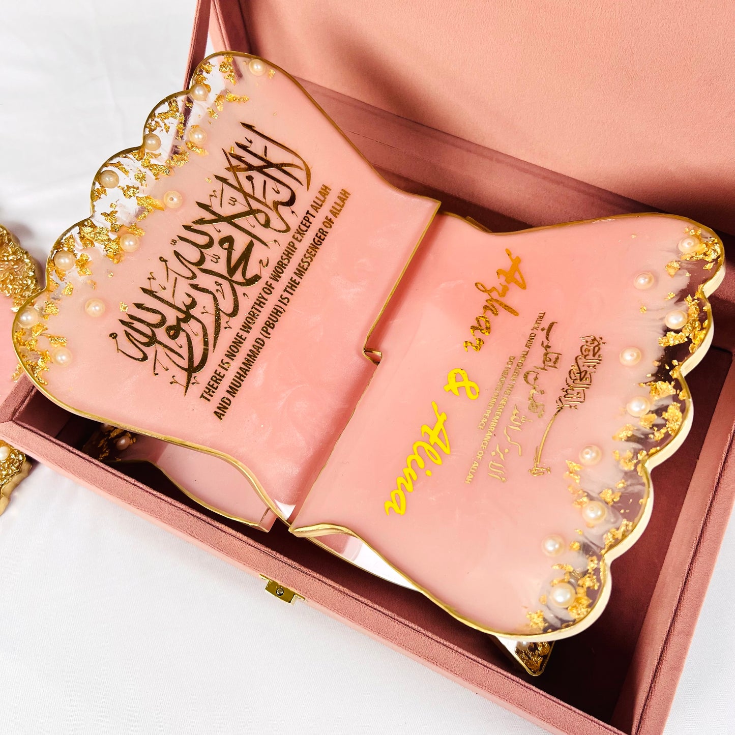 Premium Bridal Quran Gift Full Hamper| Barkat-e-Nikah Collection | Rose Pink Hamper