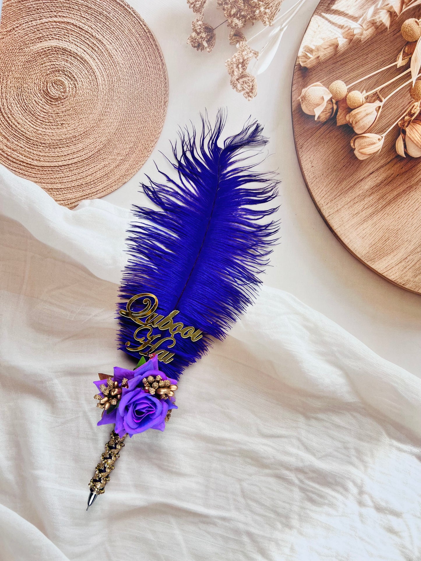 Al-Hadaya Purple Nikkah Set | Luxury Islamic Wedding Hamper with Qur’an, Tasbeeh & Prayer Essentials| Full Hamper Set