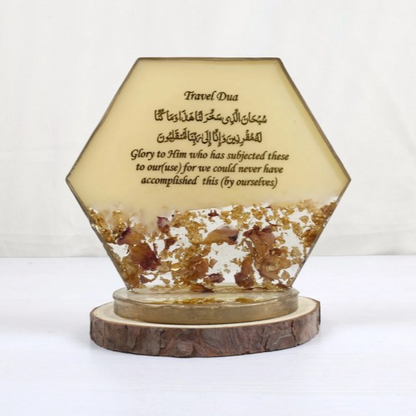 Luxury Resin Car Stand with Travel Dua