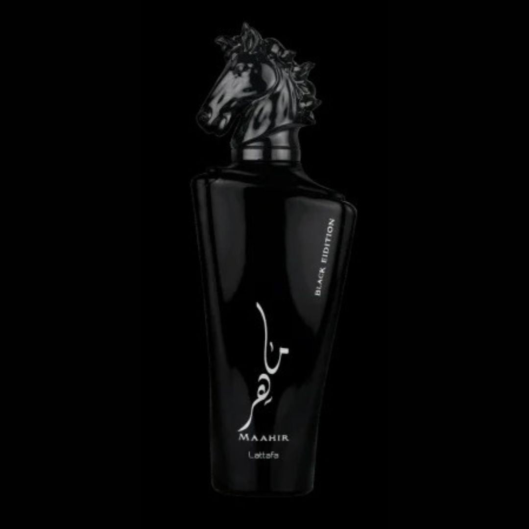 Elegant black edition Lattafa perfume for men and women, 100ml EDP.