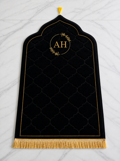 Black Dome Premium Janamaz with name