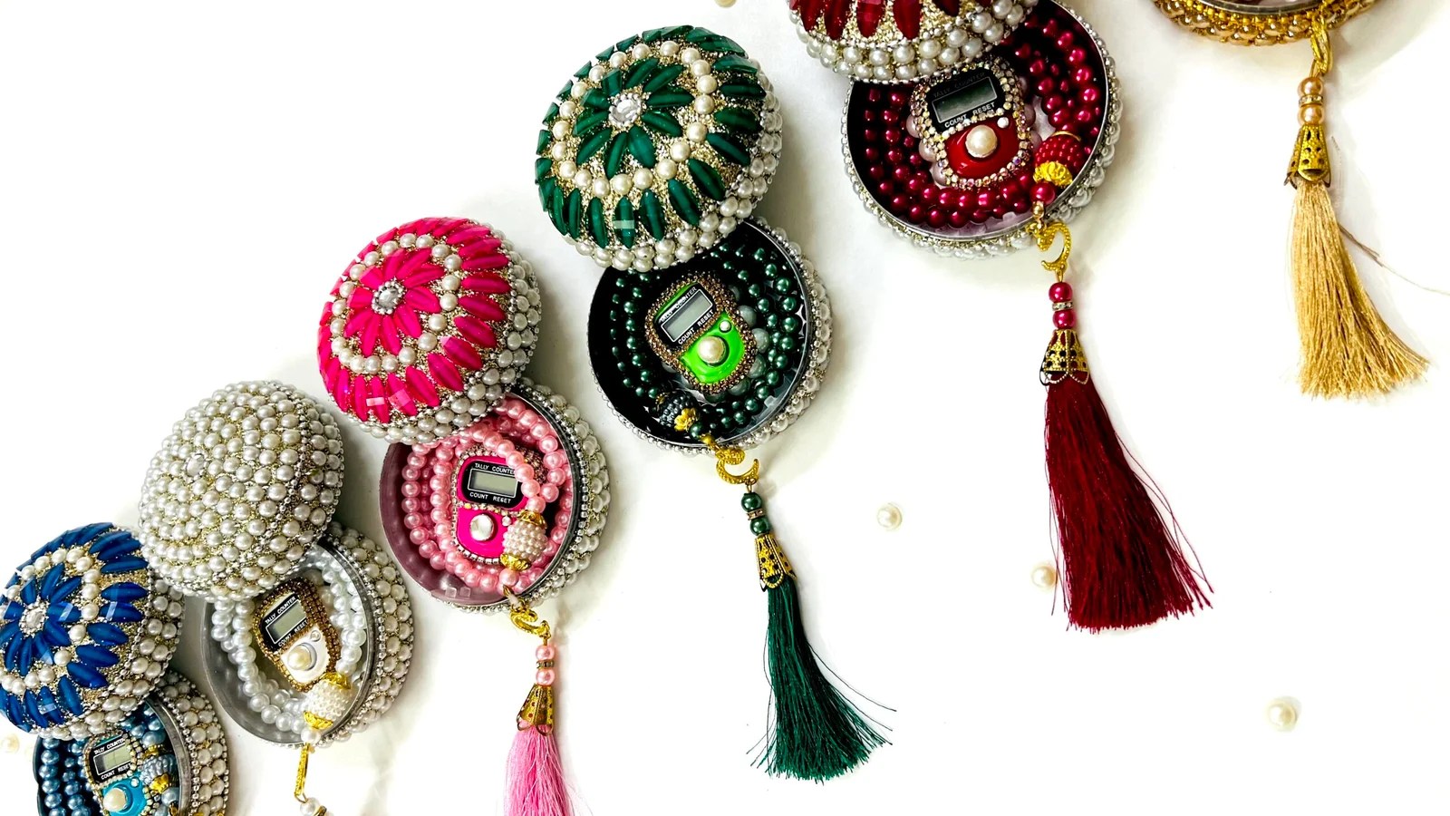 Turkish Tasbih and Digital Counter Set – Perfect Ramadan, Eid, or Wedding Gift