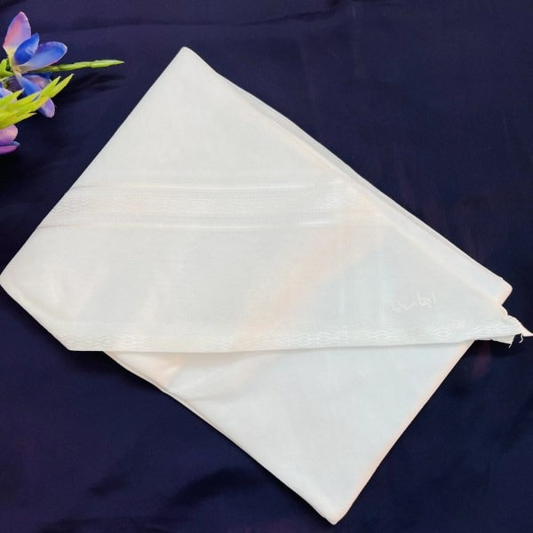 Breathable lightweight cotton blend men’s scarf 140x140 cm.