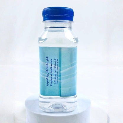 Pure ZamZam water 24-bottle box, each sealed and labeled 250ml.