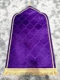 Personalized Luxury Couple Prayer Rug Set | 2 Prayer Mat Set with Heart Design | Islamic Wedding Gift | Nikah Gift for Muslim Couples