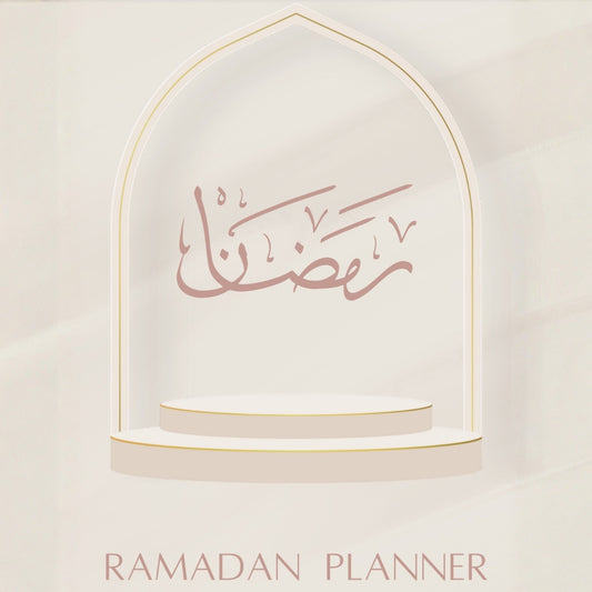Ramadan Planner 2026 with 30-day Quran tracker, habit tracker, and reflection pages.