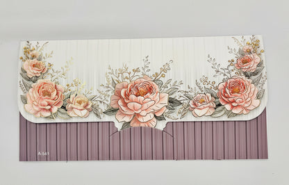 Resin Art Quran Stand (Rehal)|Dried Flowers & Gold Flakes - Islamic Gift | Quran Holder with Pressed Flowers
