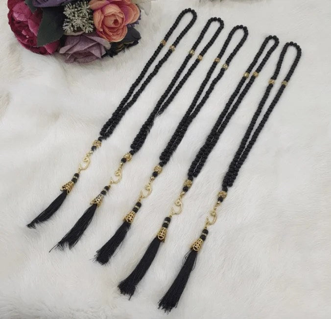 Luxury Pearl Imported Turkeys Tasbih, Muslim Favors, Hajj Umrah Gift, 99 Misbahas Tasbeeh, Tasbeeh, Muslim Wedding Gift, Islamic Gift. Set of 5