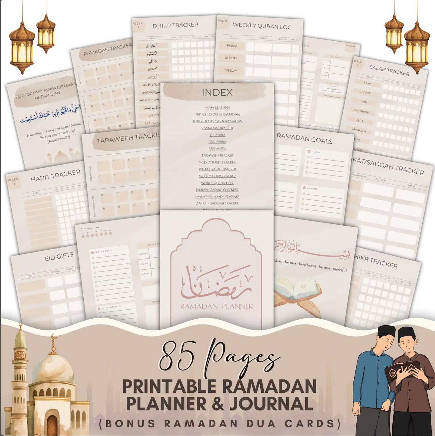 Ramadan Planner 2026, 30 Days Planner, Digital Download Only