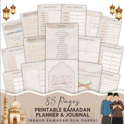 Ramadan Planner 2026, 30 Days Planner, Digital Download Only