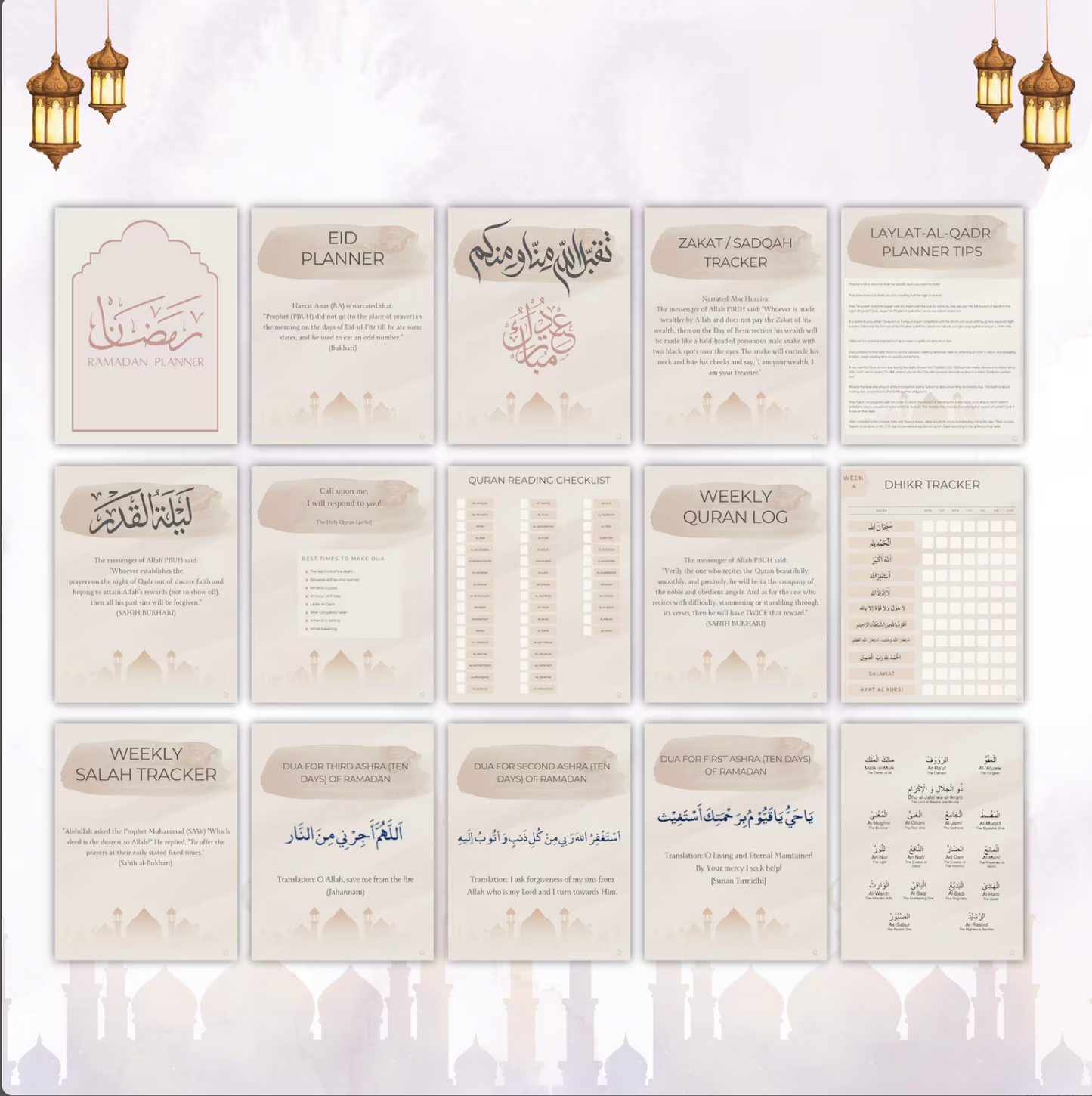 Ramadan Planner 2026, 30 Days Planner, Digital Download Only