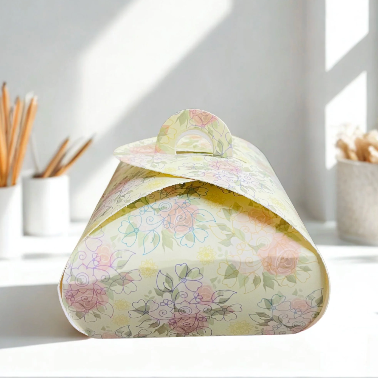 Nikah Gift Box – Personalized Wedding Favor Box - Cardboard Paper Wedding Party Box - Engagement Anniversary Nikkah Mubarak Oval Shape