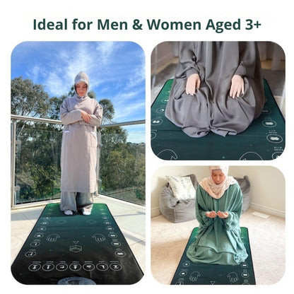 Smart Prayer Mat | Educational Tool Learn to Pray | Perfect for Adults and Reverts |