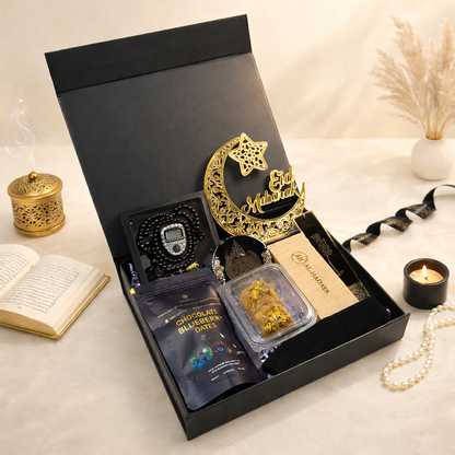 Tawakkul Eid Hamper – Premium Black & Gold Edition