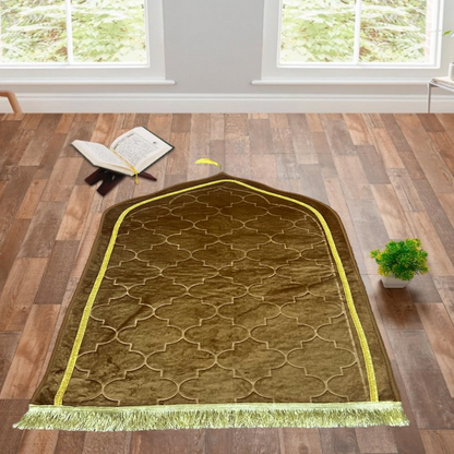 Velvet Brown Prayer MAT 