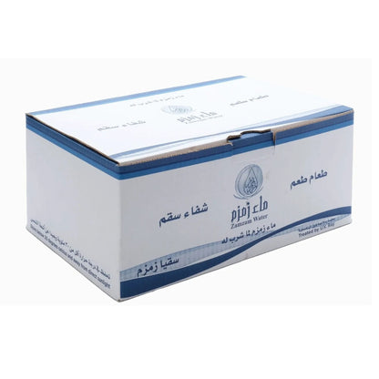 Zam Zam holy water 24-pack 250ml bottles, authentic and pure from Makkah.