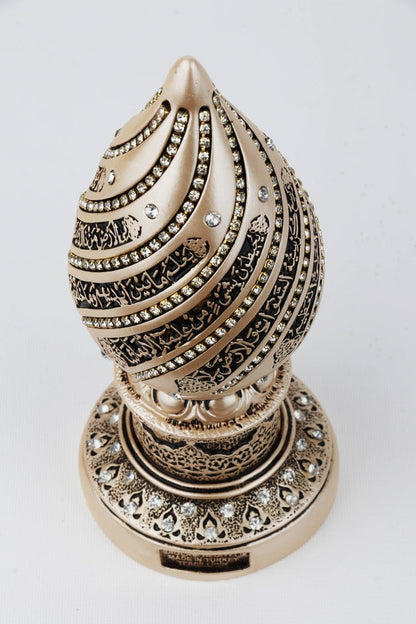 Turkish Imported Orignal |  Ayatul Kursi Cone Figurine | Turkish Decor | Home Decore