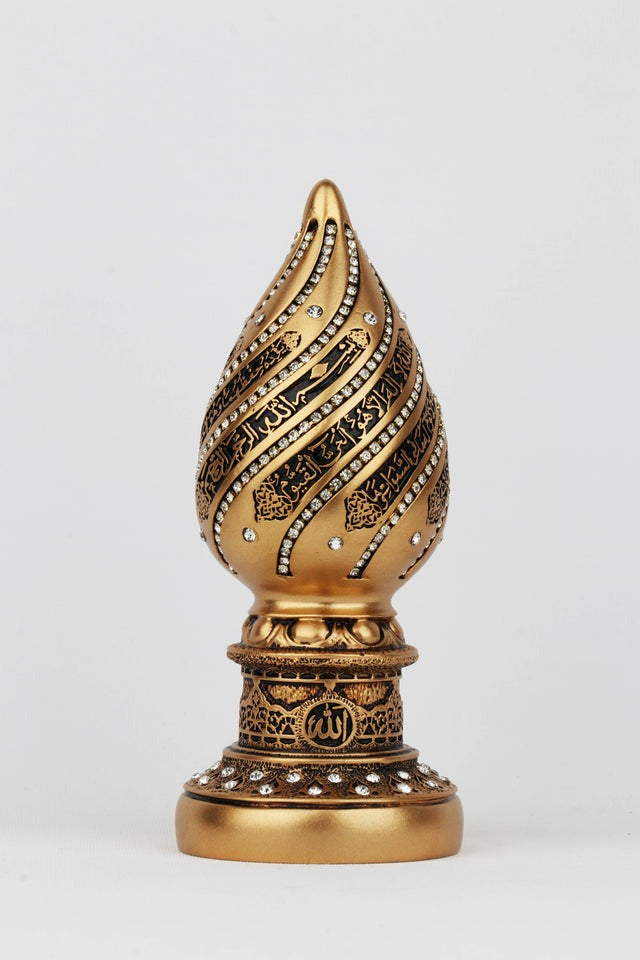 Turkish Imported Orignal |  Ayatul Kursi Cone Figurine | Turkish Decor | Home Decore