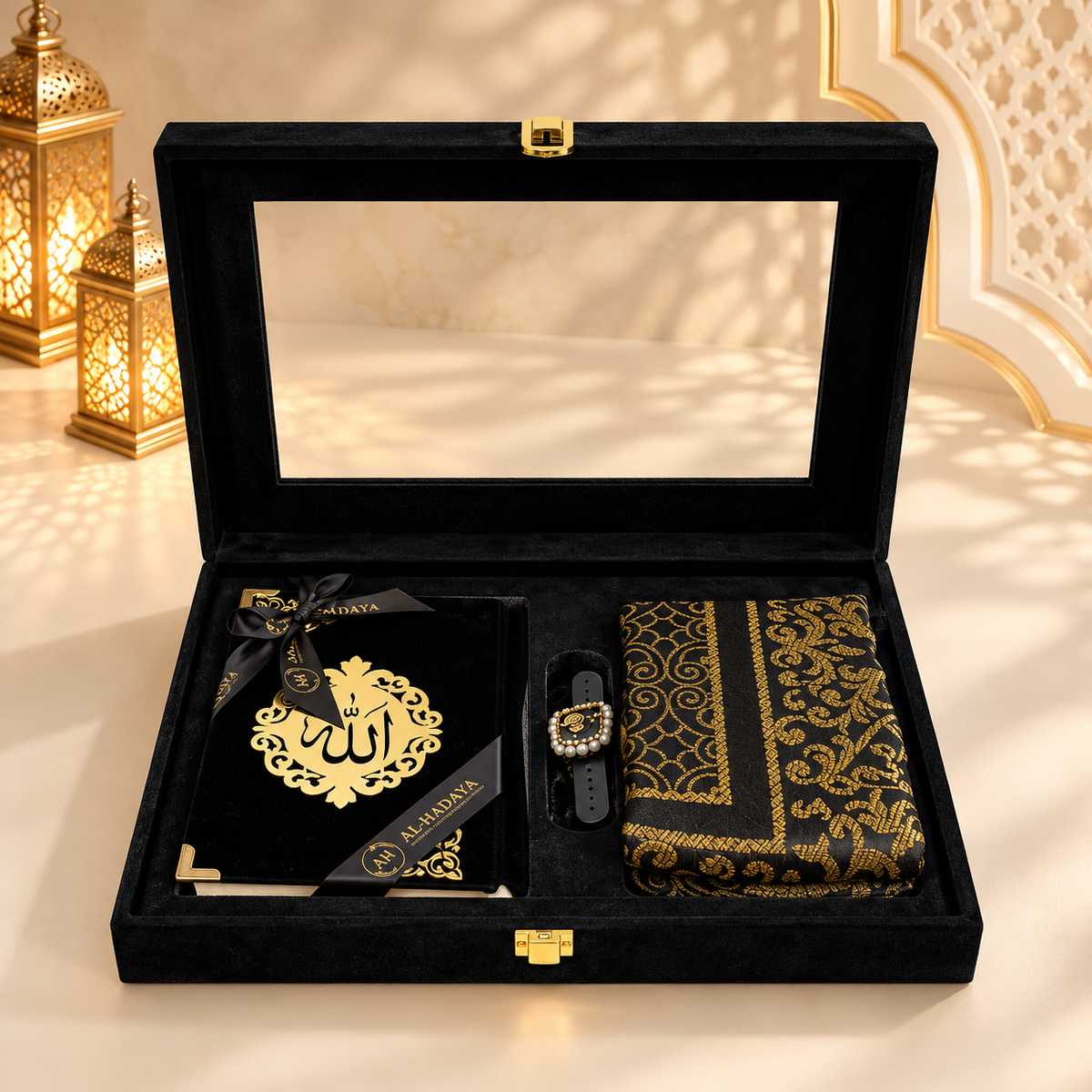 Al-HADAYA Royal Black  Hajj & Umrah Gift Hamper
