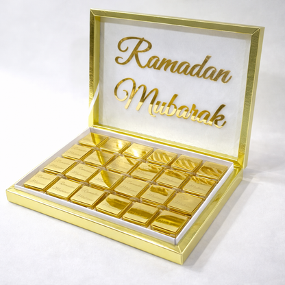 Ramadan Chocolate, Ramadan Kareem Favors, Eid Mubarak Chocolate, Gift Chocolate