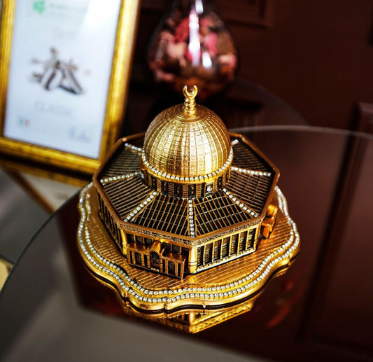Masjid al-Aqsa Dome of the Rock, Ramadan Home Gift, Trinket Islamic Gift Set, Islamic Decorative Object Ornament