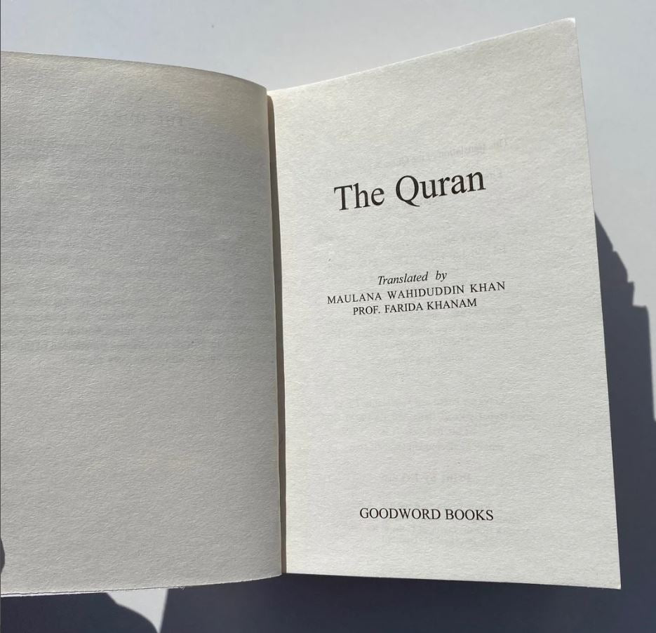 The Quran in English: Pocket Size Paperback, Maulana Wahiduddin Khan Translation