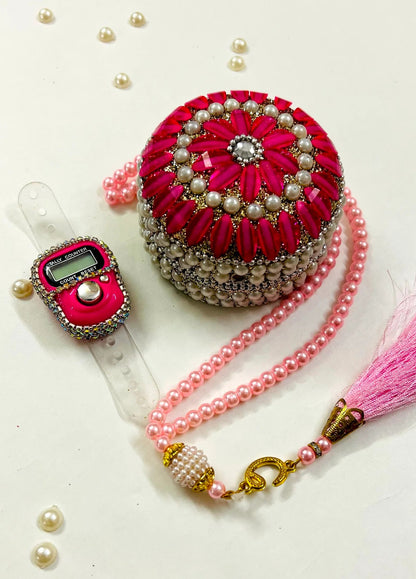 pink aesthetics Islamic Turkish Tasbih Set