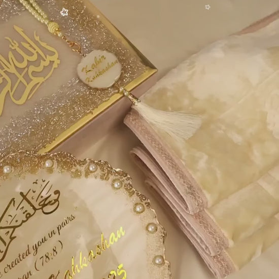Wedding Quran Hamper Barkat-e-Jariya Pearl White