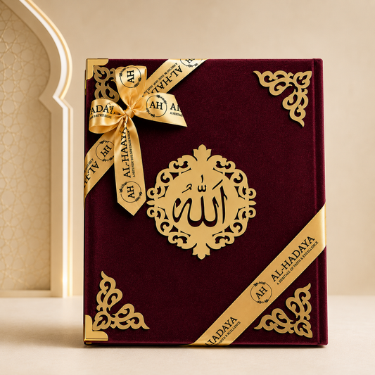 Velvet Arabic Colour-Coded Quran Glossy Pages