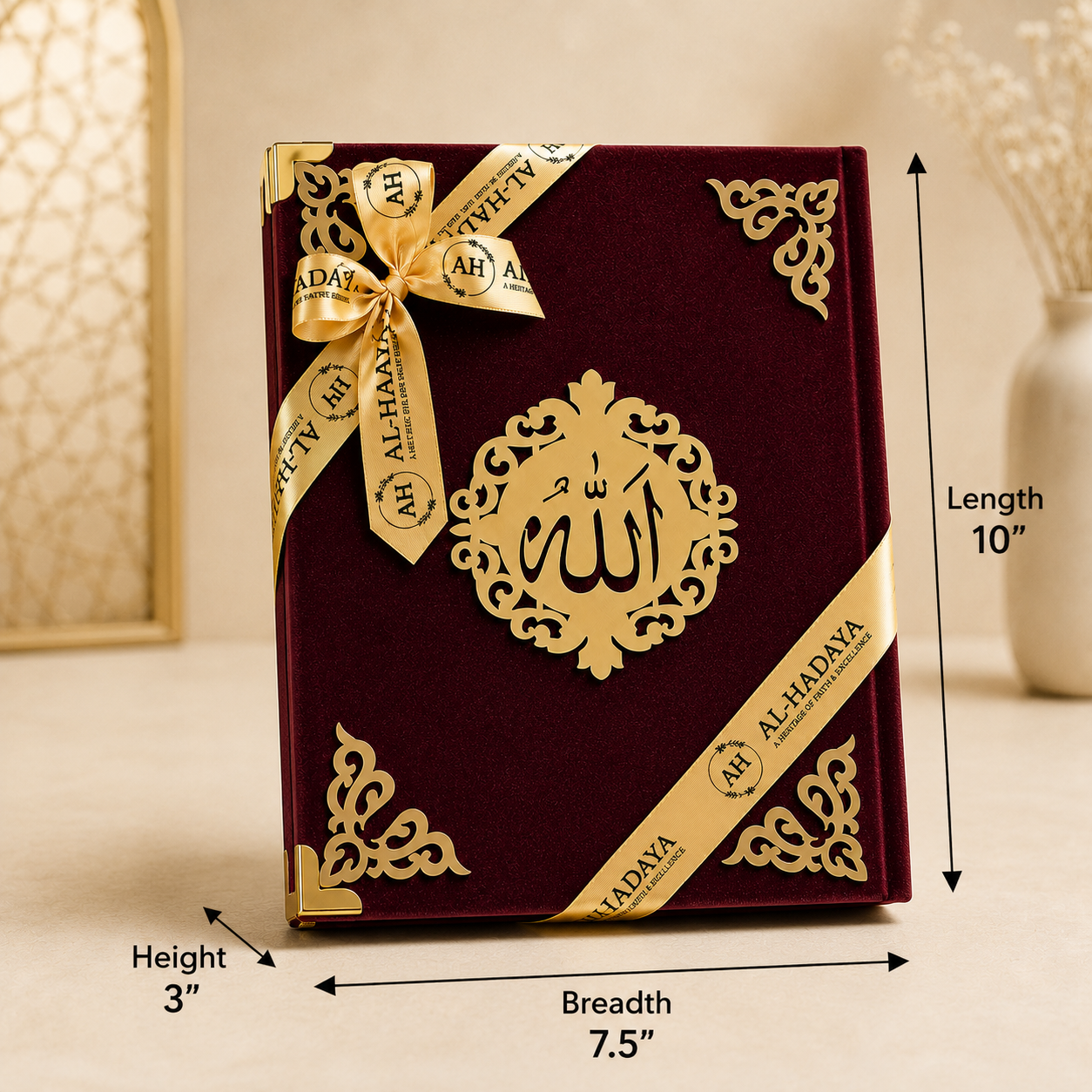 Velvet Arabic Colour-Coded Quran Glossy Pages