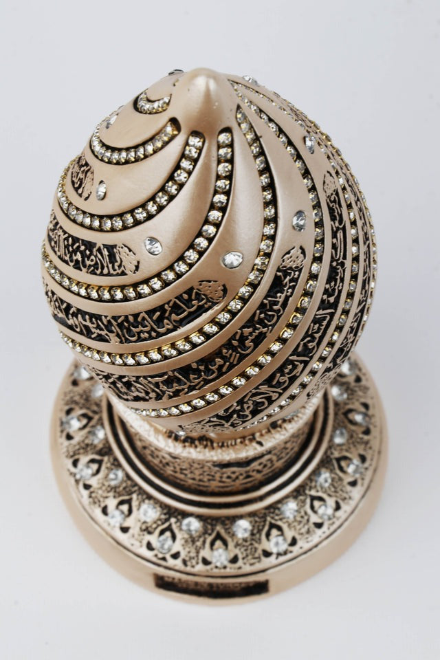 Turkish Imported Orignal |  Ayatul Kursi Cone Figurine | Turkish Decor | Home Decore