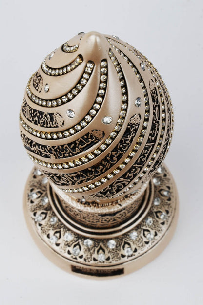 Turkish Imported Orignal |  Ayatul Kursi Cone Figurine | Turkish Decor | Home Decore