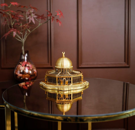 Masjid al-Aqsa Dome of the Rock, Ramadan Home Gift, Trinket Islamic Gift Set, Islamic Decorative Object Ornament