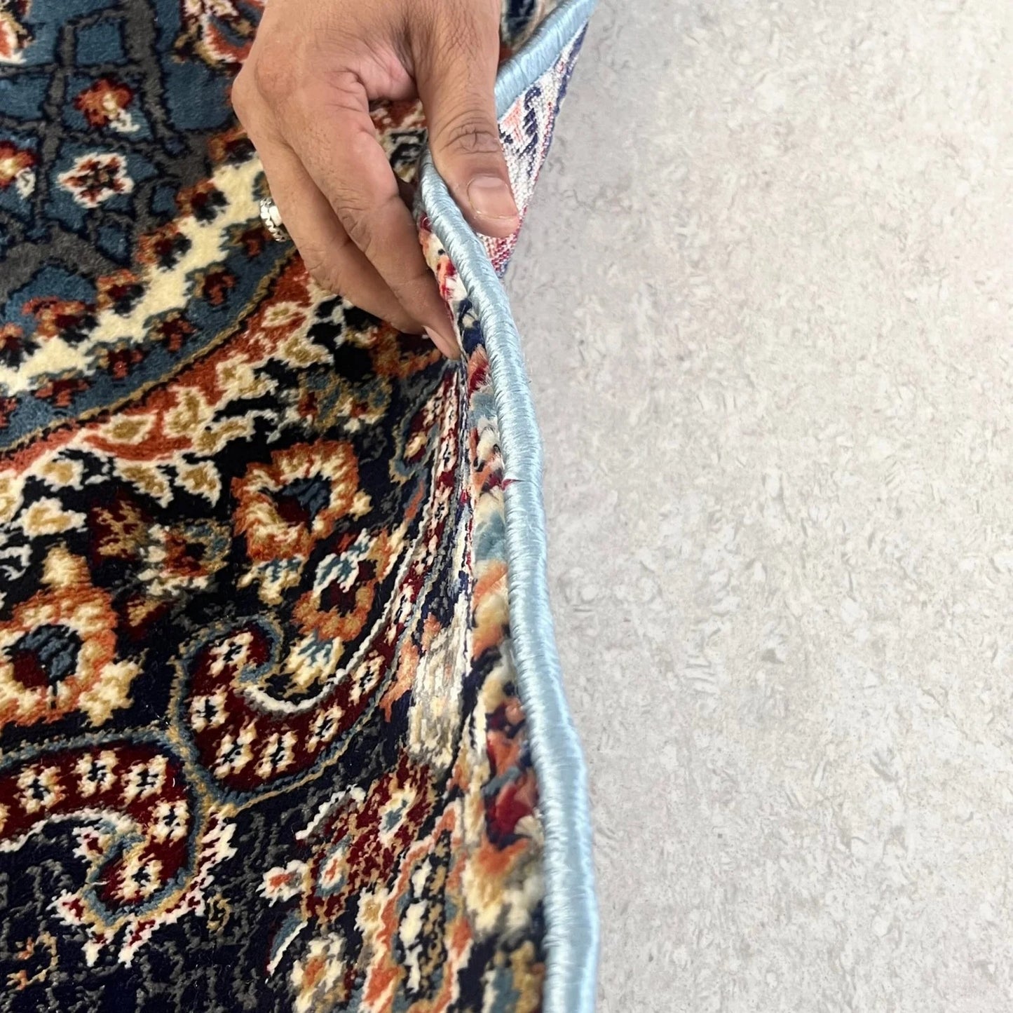 turkish imported anti skid thick velevt prayer rug 